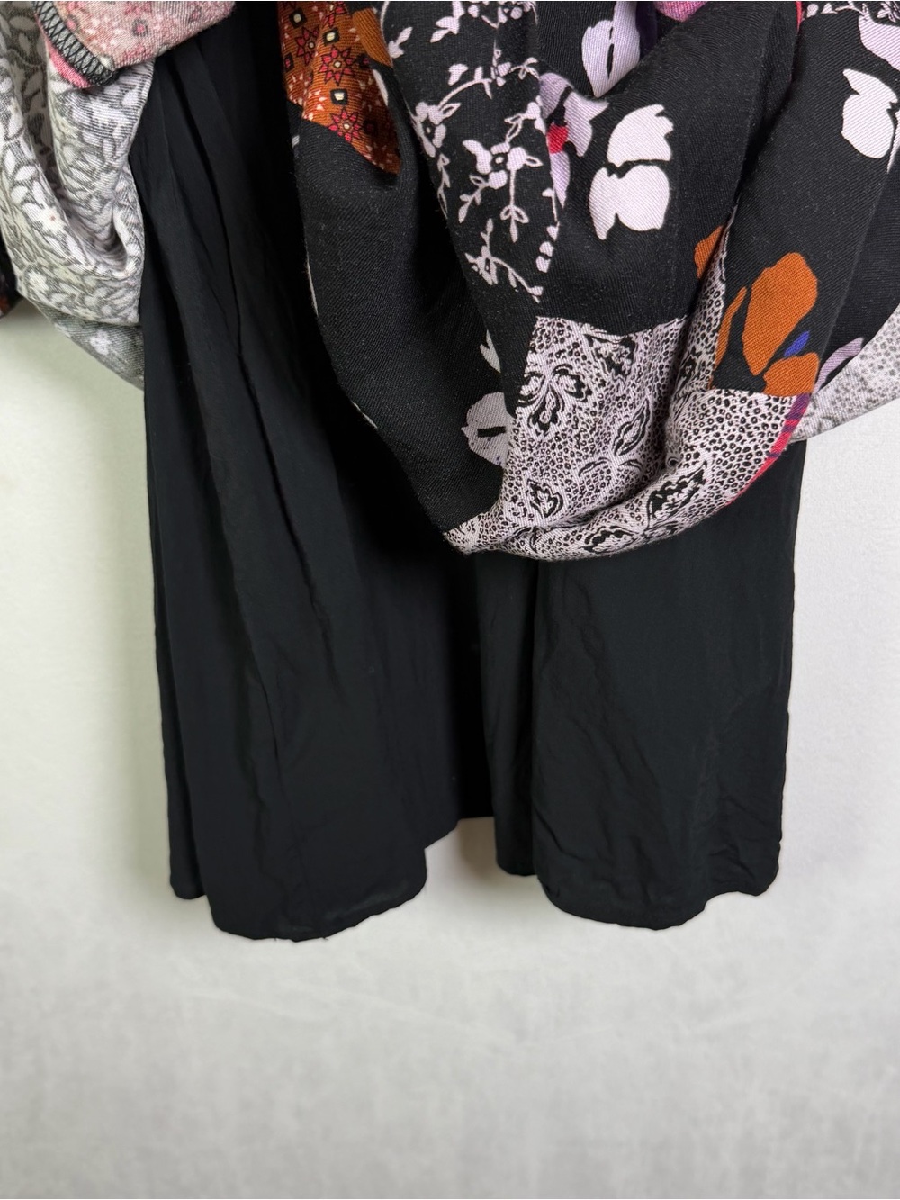Anthropologie One September Womens Sz L Patchwork Tunic Dress Embroidered Beaded - Picture 12 of 12